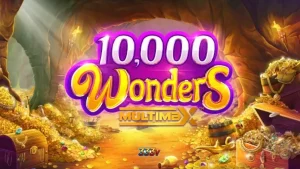 Tampilan visual permainan slot 10,000 Wonders Multimax